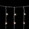 Светодиодный занавес 2*3 м., 600 теплых белых LED ламп, мерцание, облегченный, прозрачный провод ПВХ, LTC (PCL600NOTBLW-10-2WW)
