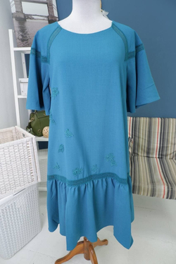 Платье Eleni Viare голубое 48 размер, новое