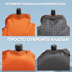Коврик самонадувающийся с подушкой Nisus 5POG (170+30)x65x5