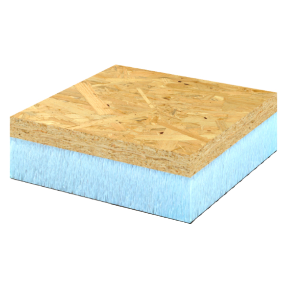 Панель тепло-звукоизоляционная Ruspanel RPG Sandwich OSB+RPG 1200х600х30 мм односторонняя