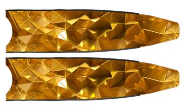 Лопасти Leaderfins Pure Carbon Gold Limited Edition белая отбортовка, 80 см, 20°