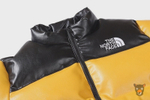 Кожаный пуховик "Leather 700 Nuptse Jacket" Yellow