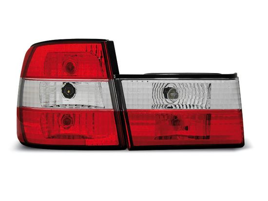 Задние фонари Bmw 5 E34 red white