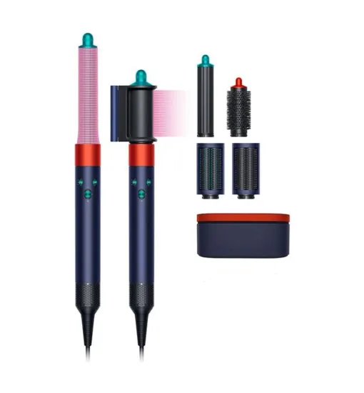 Стайлер Dyson Airwrap HS05 Complete Long, синий/оранжевый (Prussian Blue/Topaz)