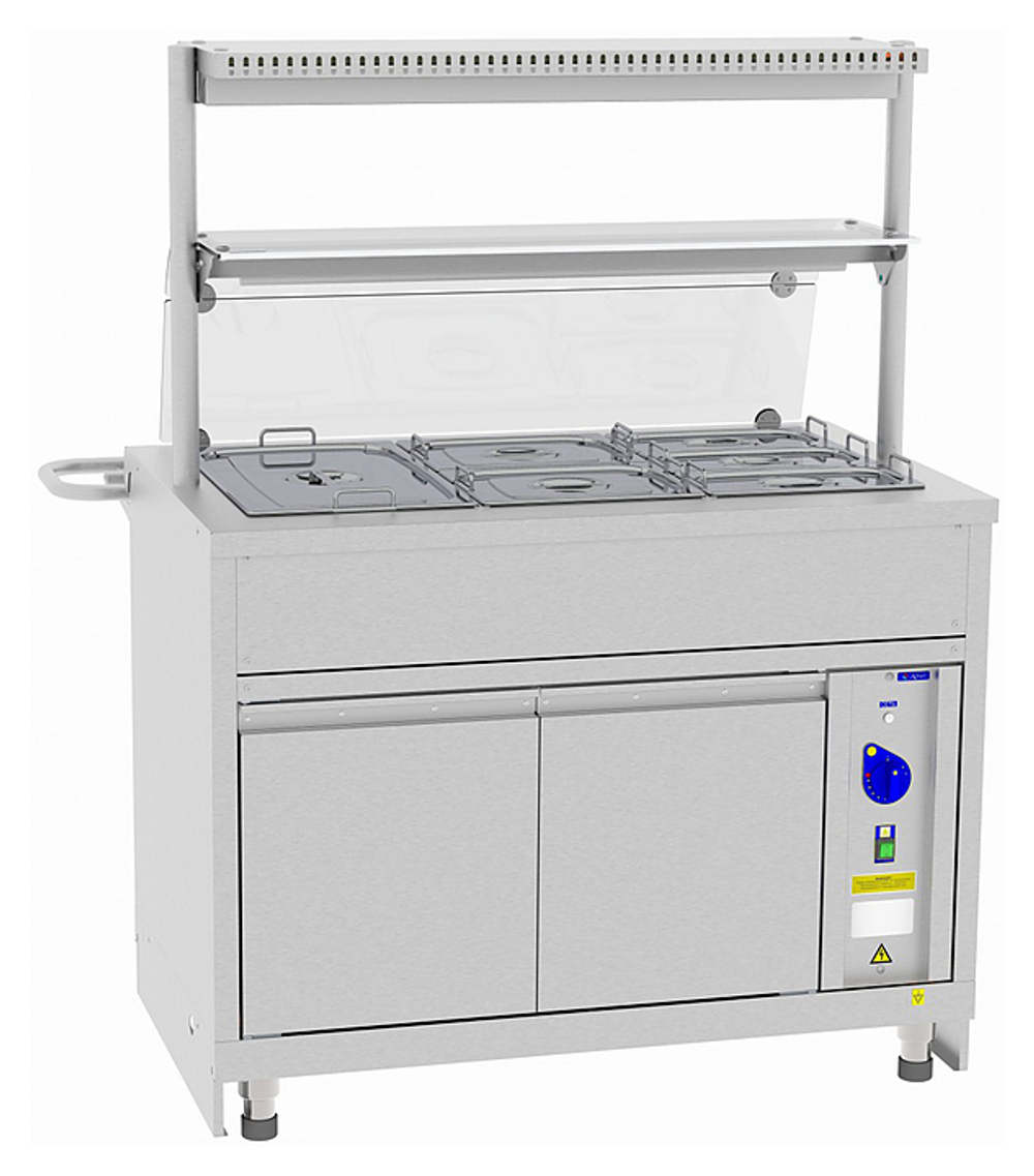 Мармит Abat ЭМК-70Х с подогреваемой полкой