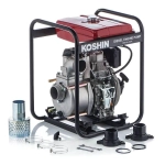 Koshin STY-80 D мотопомпа дизельная 4.2 л.с, 880 л/мин, диаметр 80 мм, STY-80D