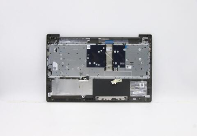 Верхняя панель с клавиатурой (топкейс) для ноутбука Lenovo IdeaPad 5-15IIL05. раскладка - русская, без подсветки, серая (5CB0X56347), оригинал
