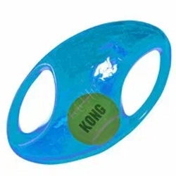 KONG Игрушка для собак Джумблер Регби средние и крупные породы, синтетическая резина 18 см