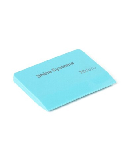 Shine Systems Ракель голубой полипропиленовый твердостью 70A PPF 10х7,5 см