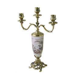 Bello De Bronze Канделябр Триумфато 3-х рожковый, золото