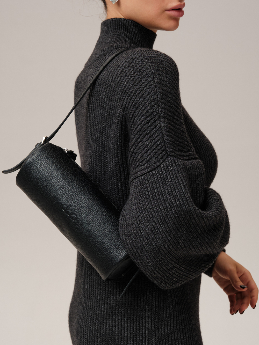 Кожаная сумка DBR 31343 черный