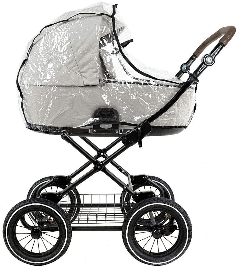 Детская коляска Roan Bass Next Classic d12 2.0 2 в 1 BNC/84/2 Marzipan/Black/руч.Cappuccino