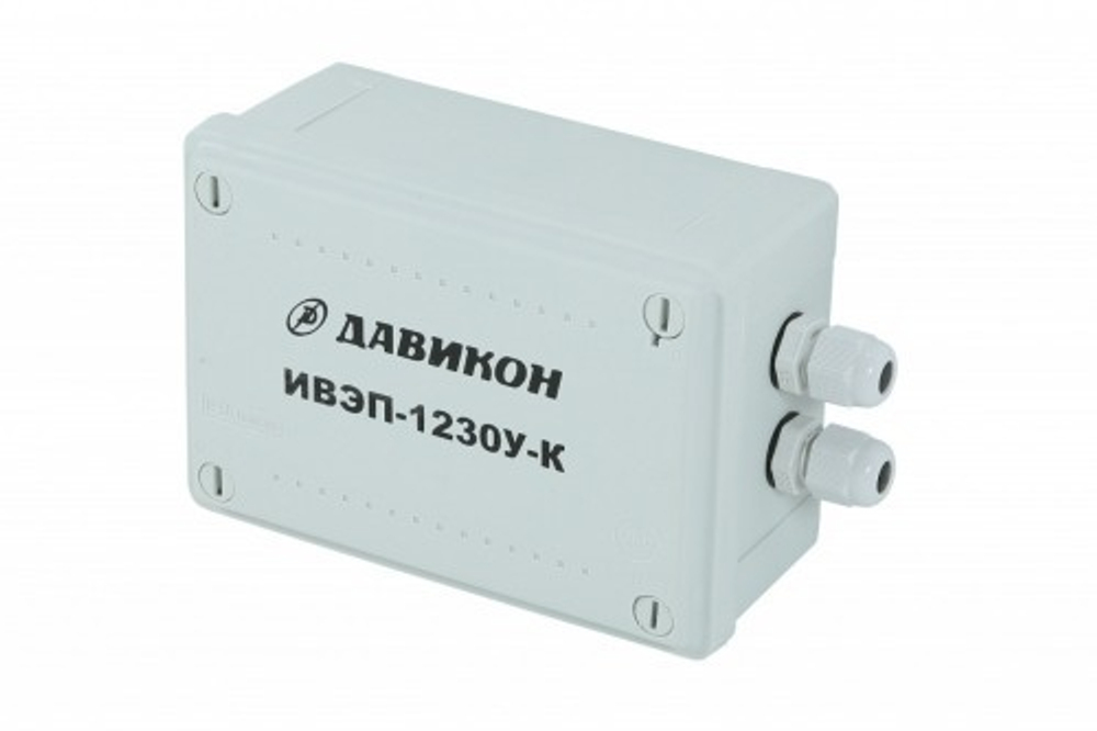 ИВЭП-1230У-К Стабилизированный блок питания 12В, 3А, герметичный пластиковый корпус, IP56