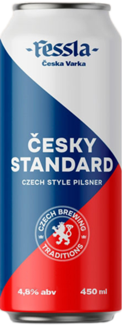 Пиво Фессла Чешски Стандарт / Fessla Cesky Standard 0.45 - банка