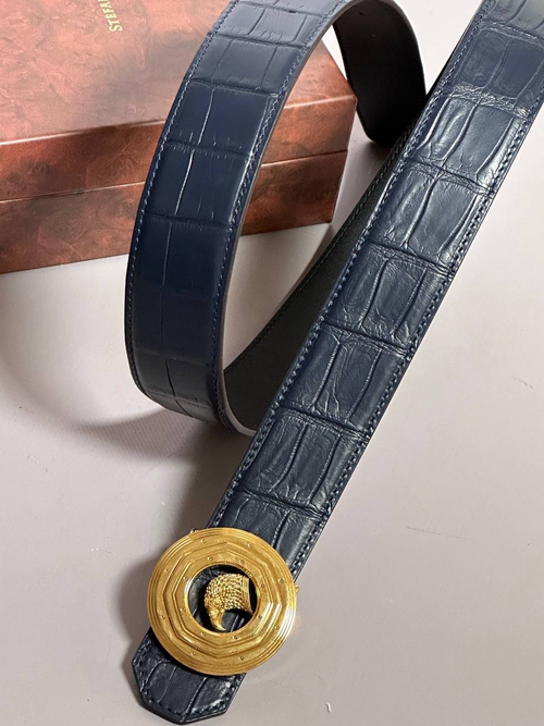 Ремень Stefano Ricci из кожи крокодила