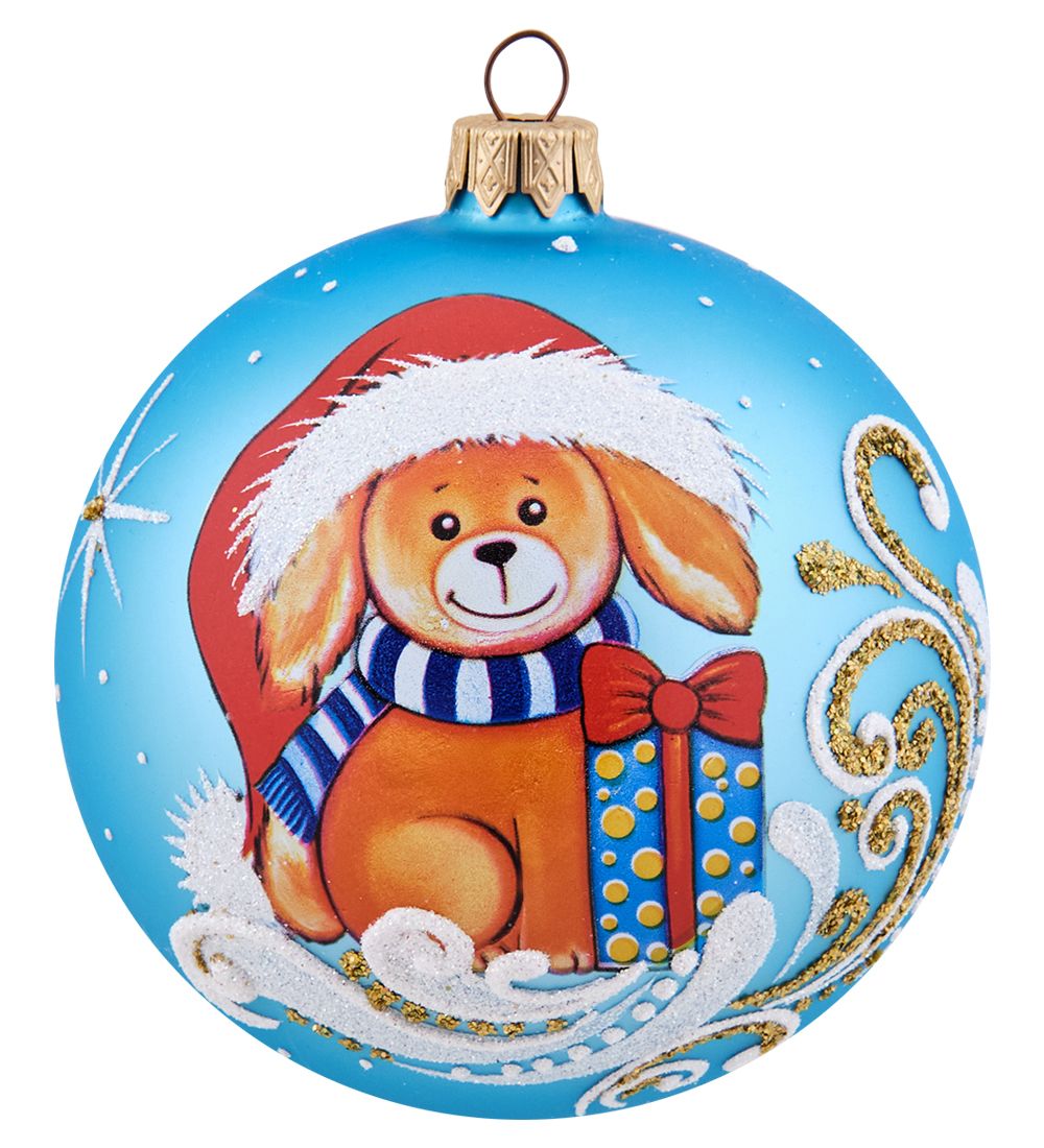 Элита НФШ-1638/1 Ел.украшение Шар «Собачка» 100 мм