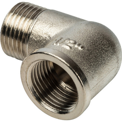 Угольник STOUT НВ 1/2" никель