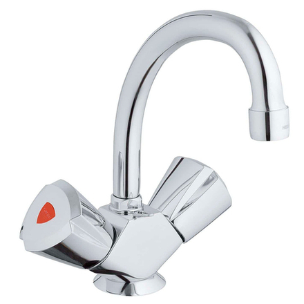 Смеситель двуручный для раковины GROHE COSTA, хром 21102000