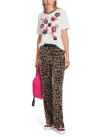 Marc Cain Футболка с абстрактным принтом