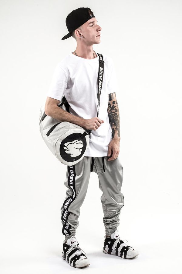 Сумка спортивная Серая - фото 8