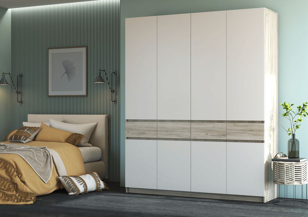 Бостон Шкаф 4-ств.ШК-004 ЛДСП