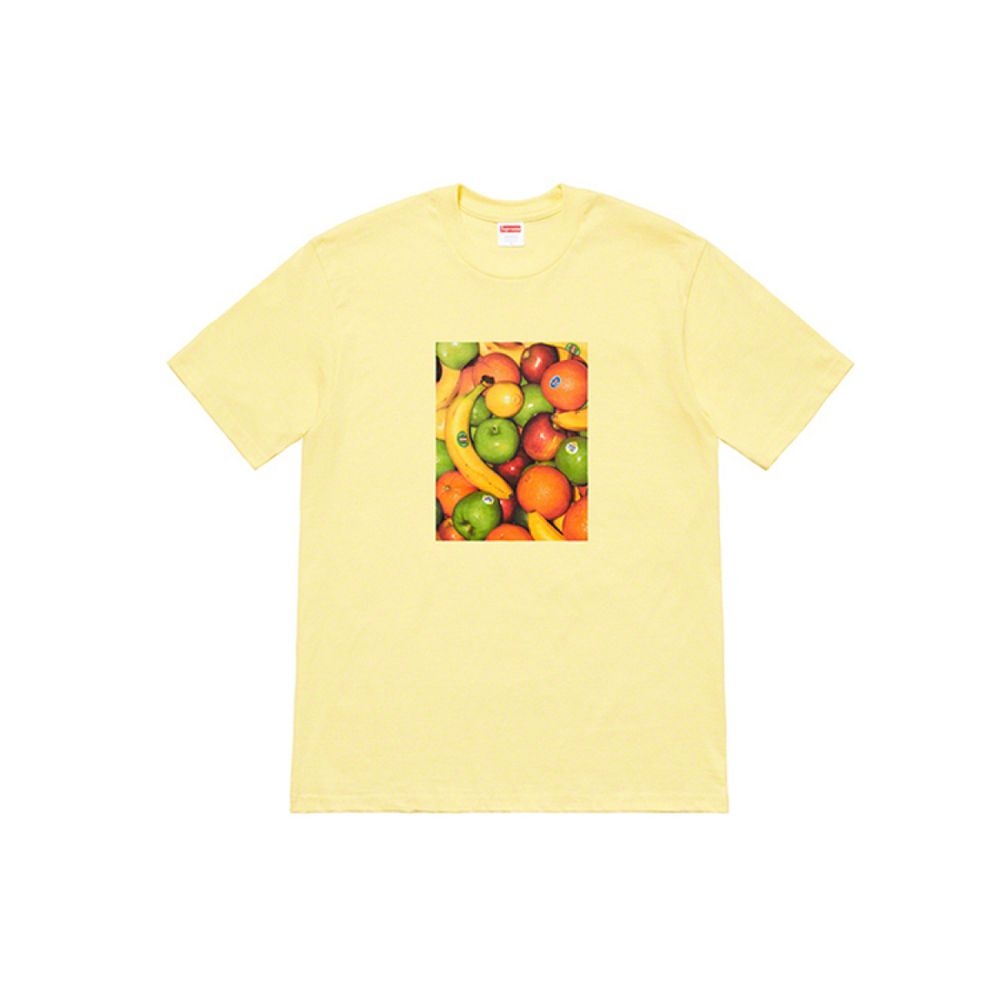 Supreme SS19 Fruit Tee Pale Yellow T