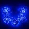 Комплект гирлянд для деревьев 5 лучей по 20 м., 24V., 900 синих LED ламп, черный силикон, Beauty Led (KFT900-2W11-1B)
