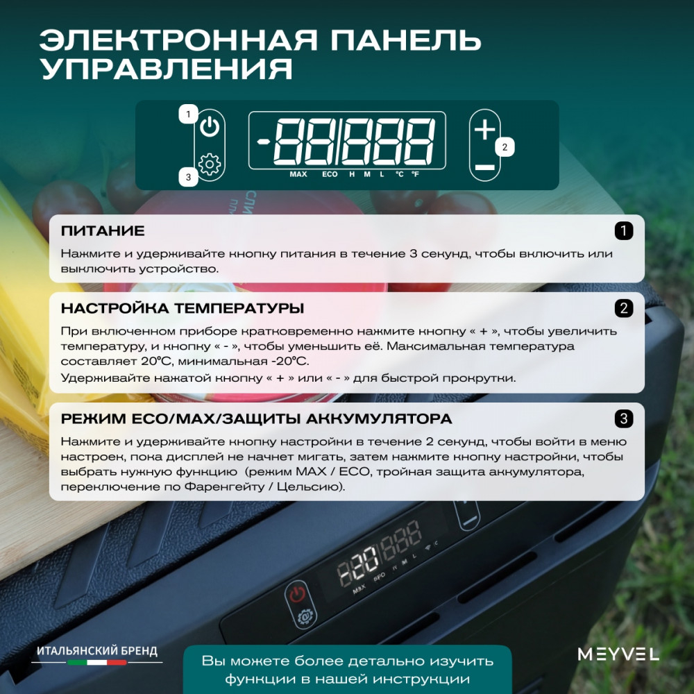 Автохолодильник Meyvel AF-M30 (Чёрный)