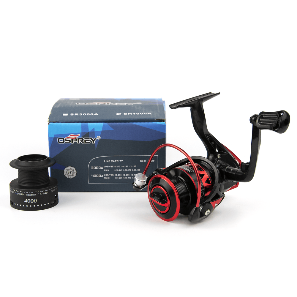 Катушка безынерционная Osprey SR (4000, 7+1BB, мет.шпуля)