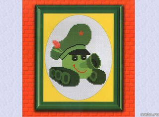 "Танк"-021 вышивка