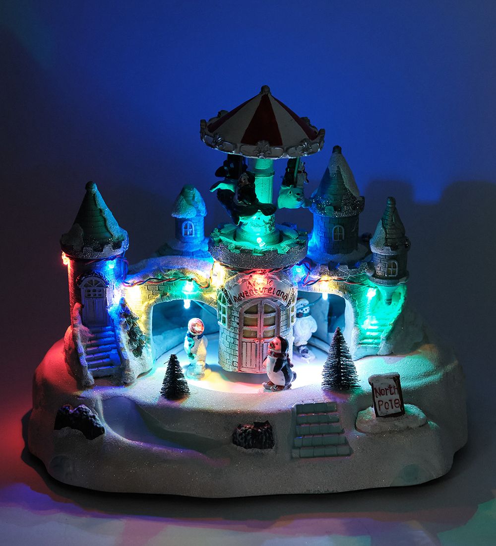 XM-712 Музыкальная новогодняя миниатюра с подсветкой