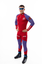 Гоночный комбинезон KV+ LAHTI blue\red 21V118.RUS