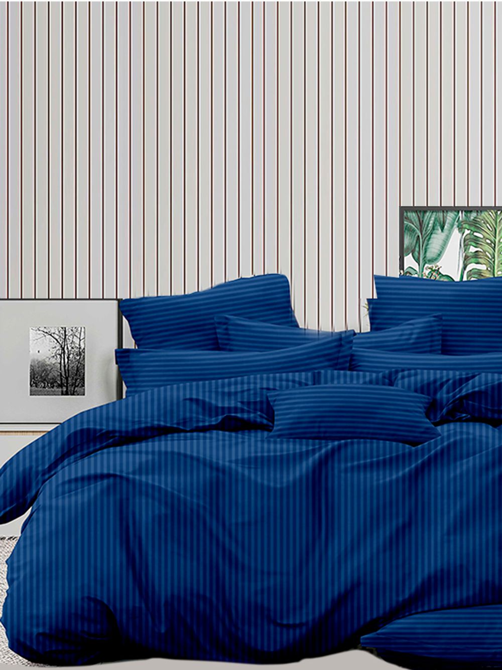 Комплект наволочек 2шт Milky Garden "Dark blue" 40х60 см