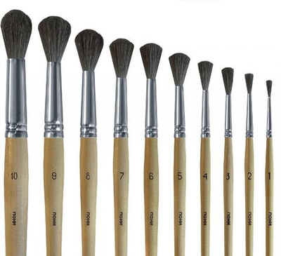 Кисть Пони круглая №4 Школьник (Альбатрос)