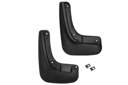 Брызговики задние SKODA Rapid, 2012-2020, 2020 - , VOLKSWAGEN Polo 2020 - Лифтбек 2 шт.(standard)  REIN.45.15.E10