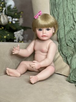 Кукла Реборн виниловая 55см в пакете (FA-286)