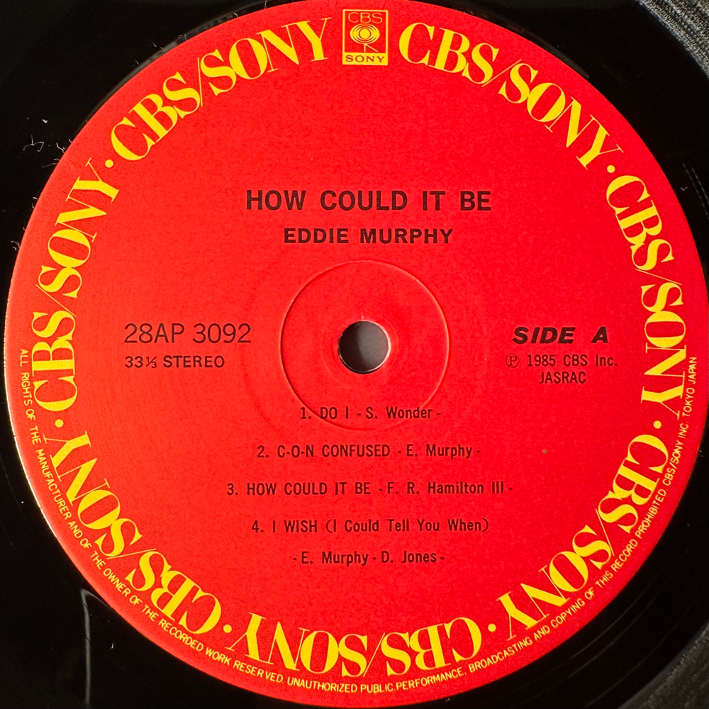 Eddie Murphy ‎– How Could It Be (Япония 1985г.)