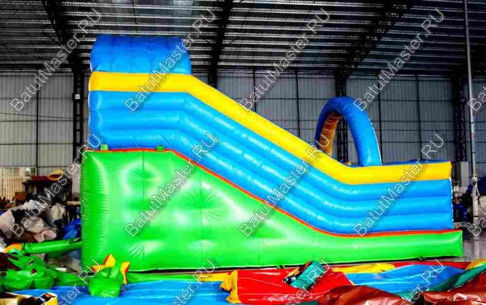 Коммерческий надувной батут "Жонглирующий клоун" 7*3.5*4.5 м