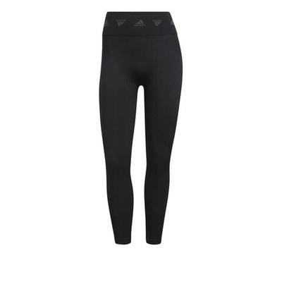 Женские теннисные брюки adidas Aeroknit Branded 7/8 Tight Women - Black