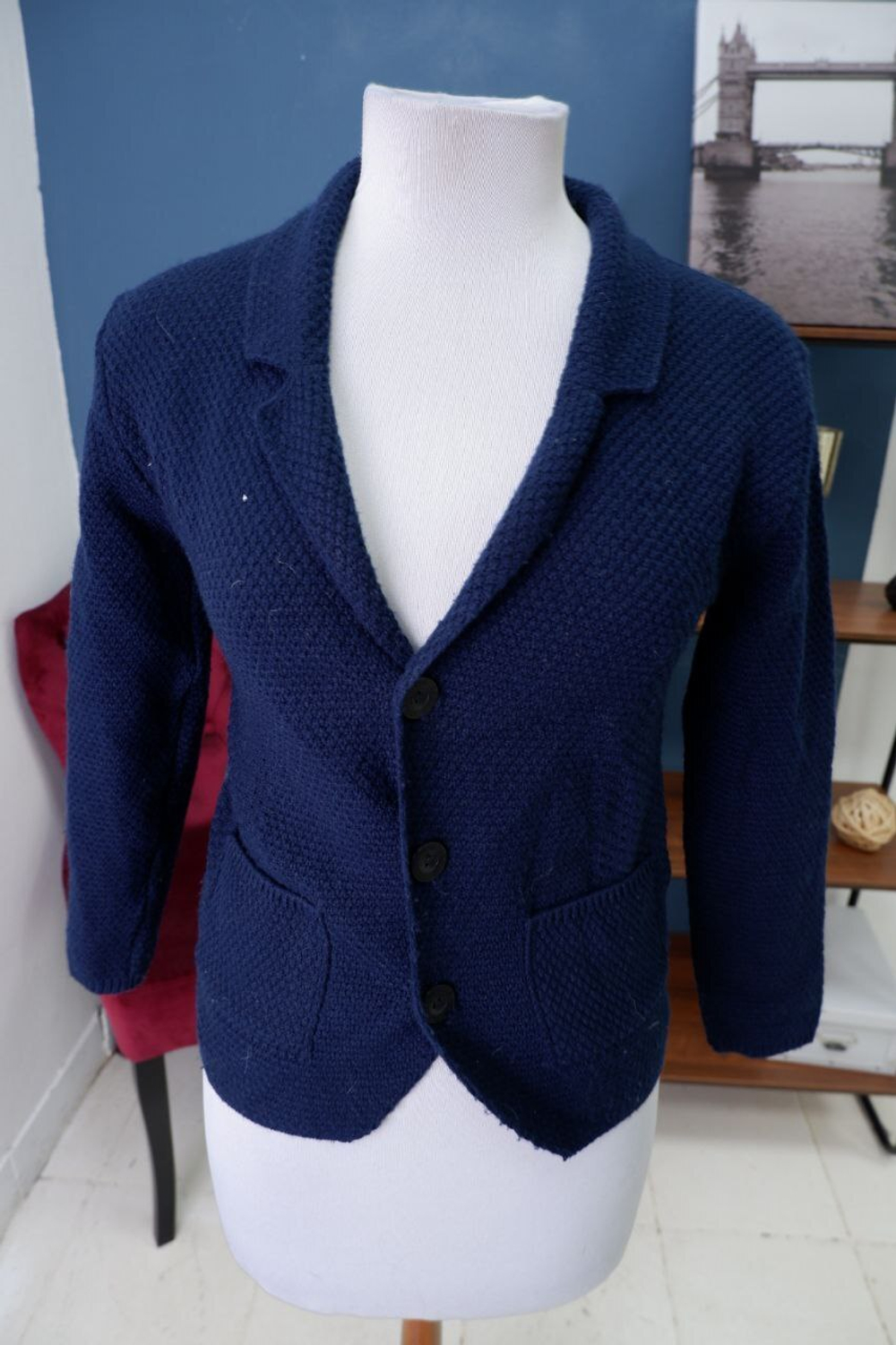 Пиджак вязаный 40 размер