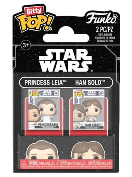 Набор Funko Bitty POP! Star Wars Ep 5 ESB Princess Leia+Han Solo