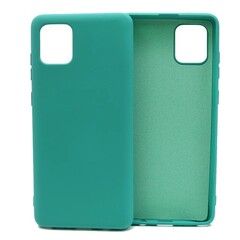 Силиконовый чехол Silicone Cover для Samsung Galaxy Note 10 Lite 2020 (Зеленый)