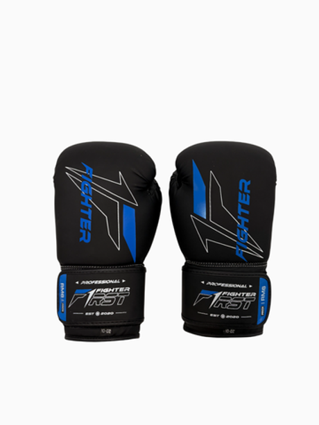 Перчатки боксерские Fighter черно-синие
