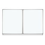 Доска магнитно-маркерная 3-х элементная 100х150/300 см, 5 рабочих поверхностей, белая, STAFF, 238010