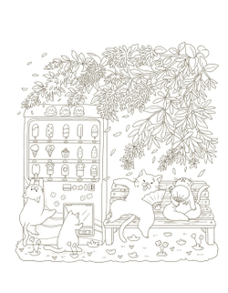 Summer holidays. Coloring Book