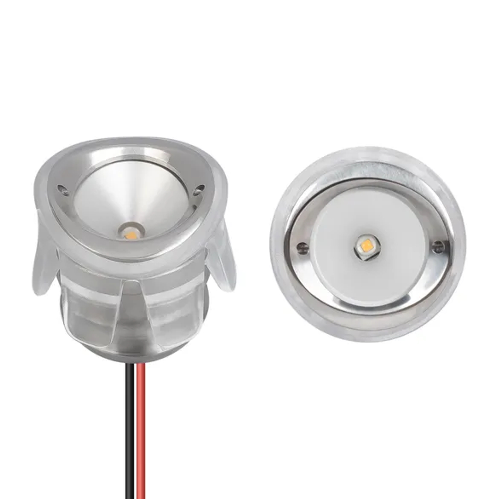 Светильник ALT-LODESTAR-HANDRAIL-R27-1.5W Warm3000 (SL, 70 deg, 12-24V) (Arlight, IP67 Металл, 3 года) 043668