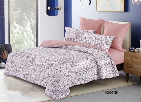 Полуторный комплект постельного белья Diva Afrodita, Арт.KB406, Сатин люкс, 70*70 см-2 шт.