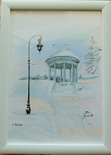 Киров зимой.