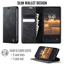 Чехол-книжка CaseMe RFiD iPhone 16e