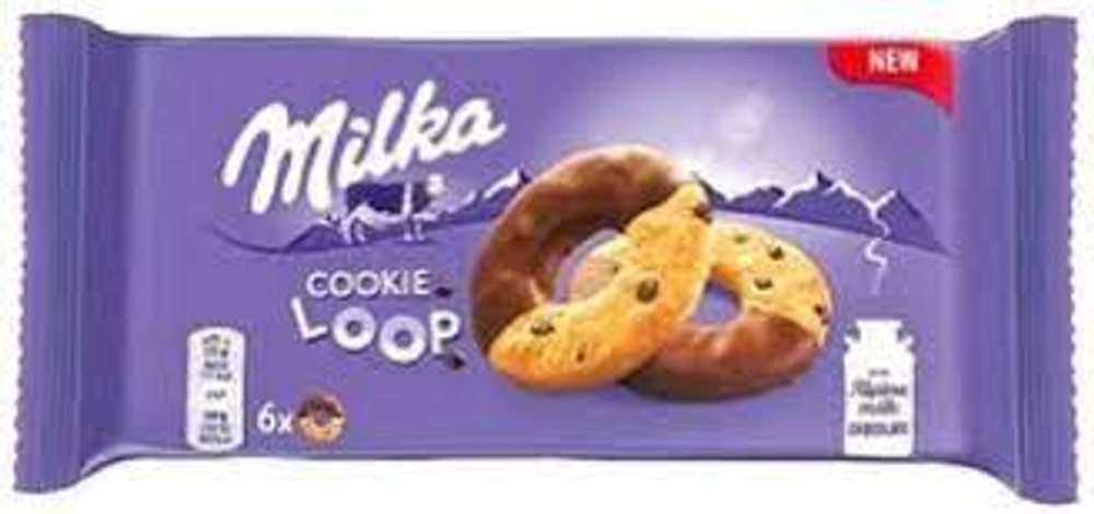 Печенье Милка 132гр Cookie Loop  (12 )